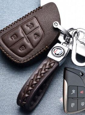 别克昂科威plus钥匙套真皮2021款652T专用钥匙包艾维亚五座七座版