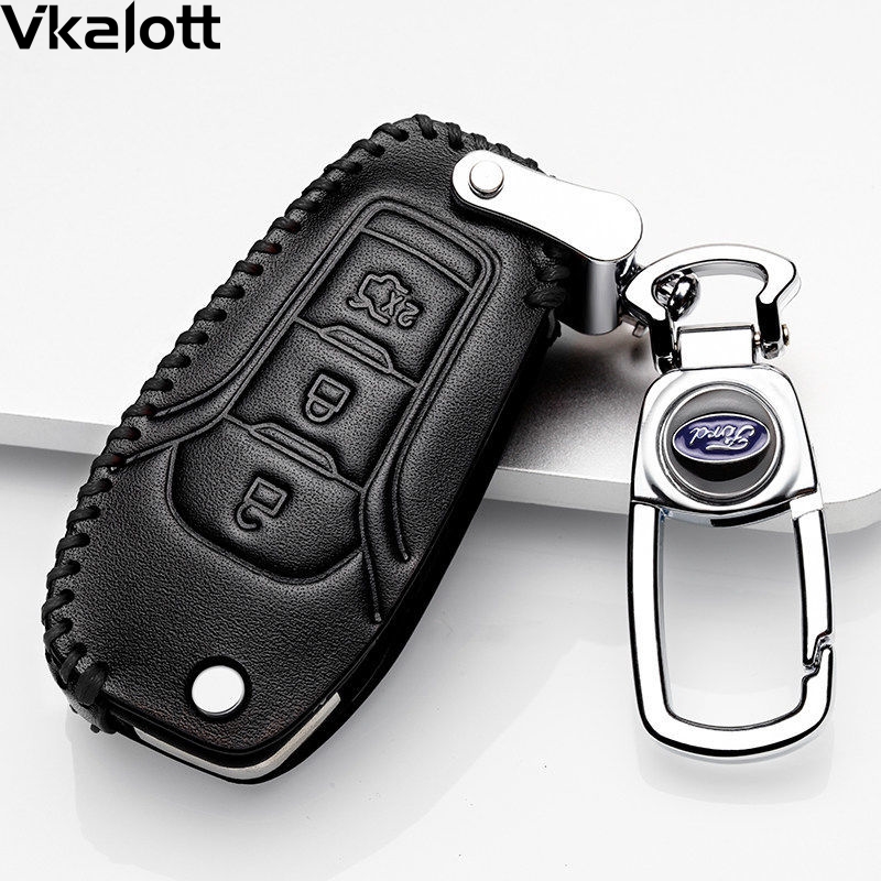 适用于2019款福特福睿斯钥匙套2017款福睿斯车钥匙包扣壳高档男士