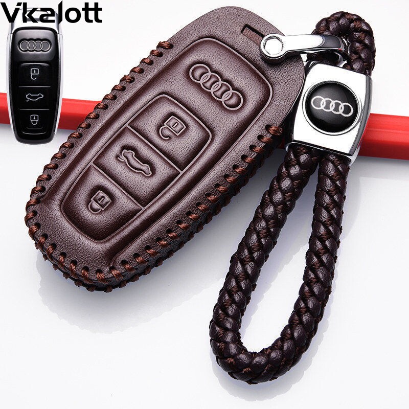适用于全新2022款奥迪A6L钥匙套2021款A6l新能源真皮钥匙包20款19