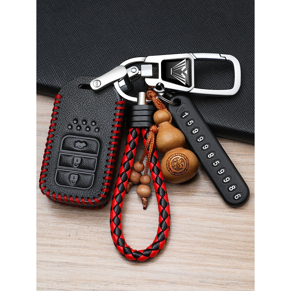 适用于东风本田crv钥匙套皓影urv思域十代雅阁xrv英诗派汽车皮包