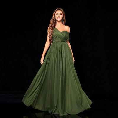 晚礼服修身长裙新款年会主持礼服 wedding dress long maxi dress