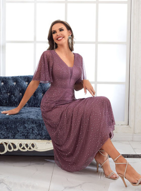 Evening Ladies Party Dress sexy birthday dress 性感生日长裙