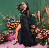 dress maxi for birthday sexy party women gown 性感礼服