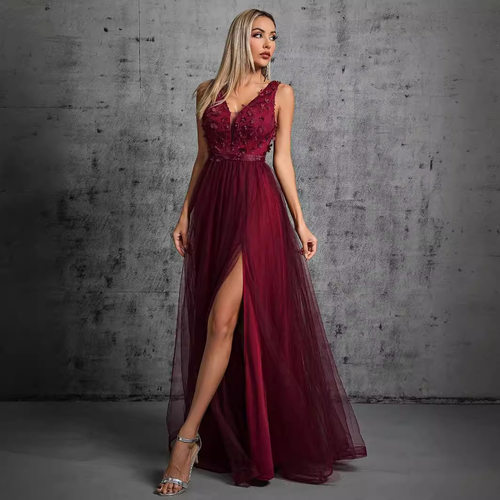 sexy birthday dress long maix party dress new fashion women