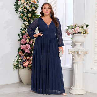 Evening Dress plus size gown Party Dress 适合丰满女士礼服裙