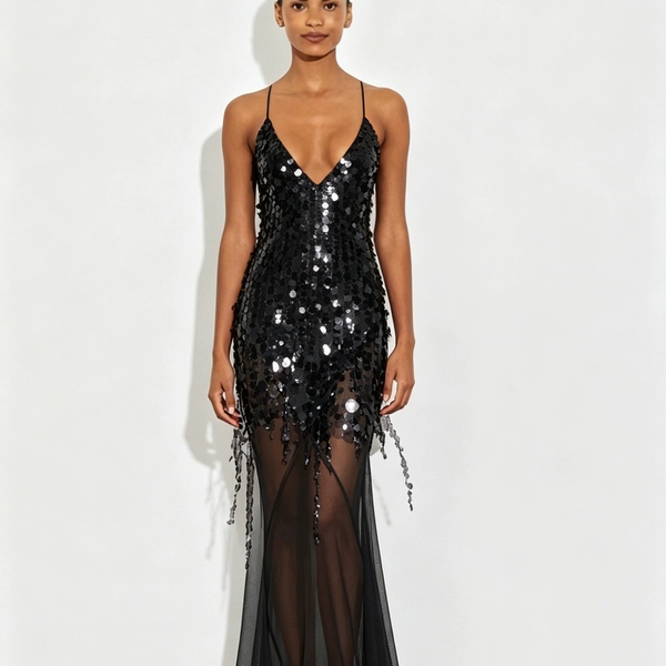 sexy birthday dresses long maix party dress women night club图片