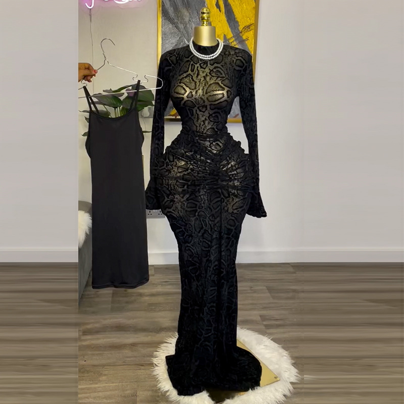 sexy dress for birthday long maxi party dress gown 性感礼服