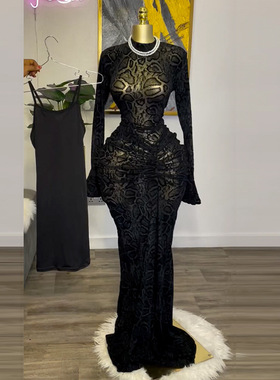 sexy dress for birthday long maxi party dress gown 性感礼服