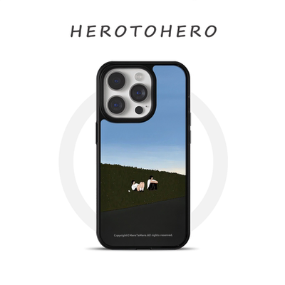 后来的我们 适用苹果17promax电镀银手机壳磁吸iPhone16青春校园15情侣文艺14小众高级13华为小米手机壳好看