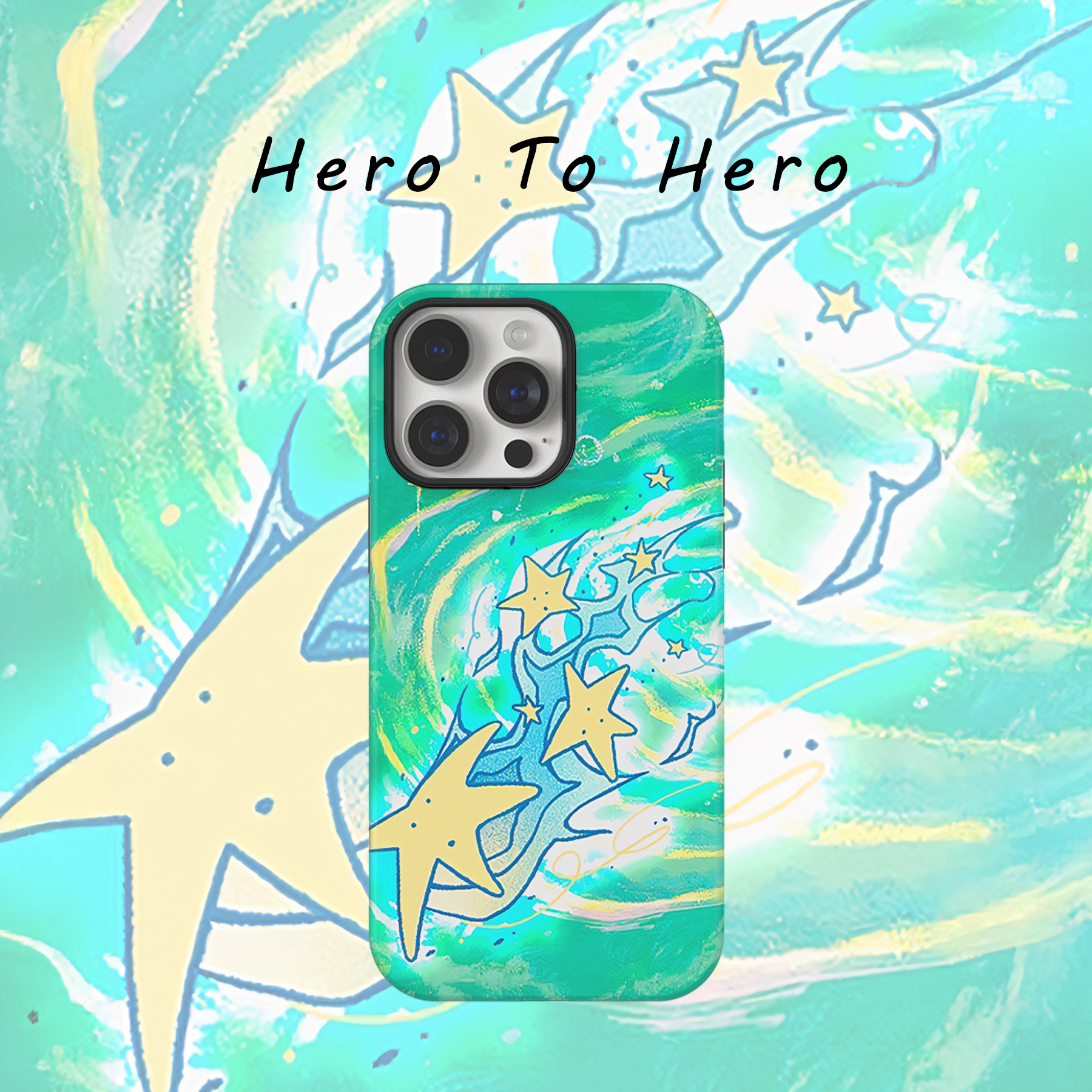 y2k幸运星适用苹果17promax手机壳软磁吸iPhone16小众高级15小清新绿色14新款艺术华为oppo小米手机壳超好看