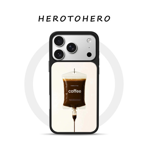 续命美式coffee 适用苹果手机壳17promax磁吸iPhone16新款创意15小众艺术14趣味13高级12稀奇古怪手机壳个性