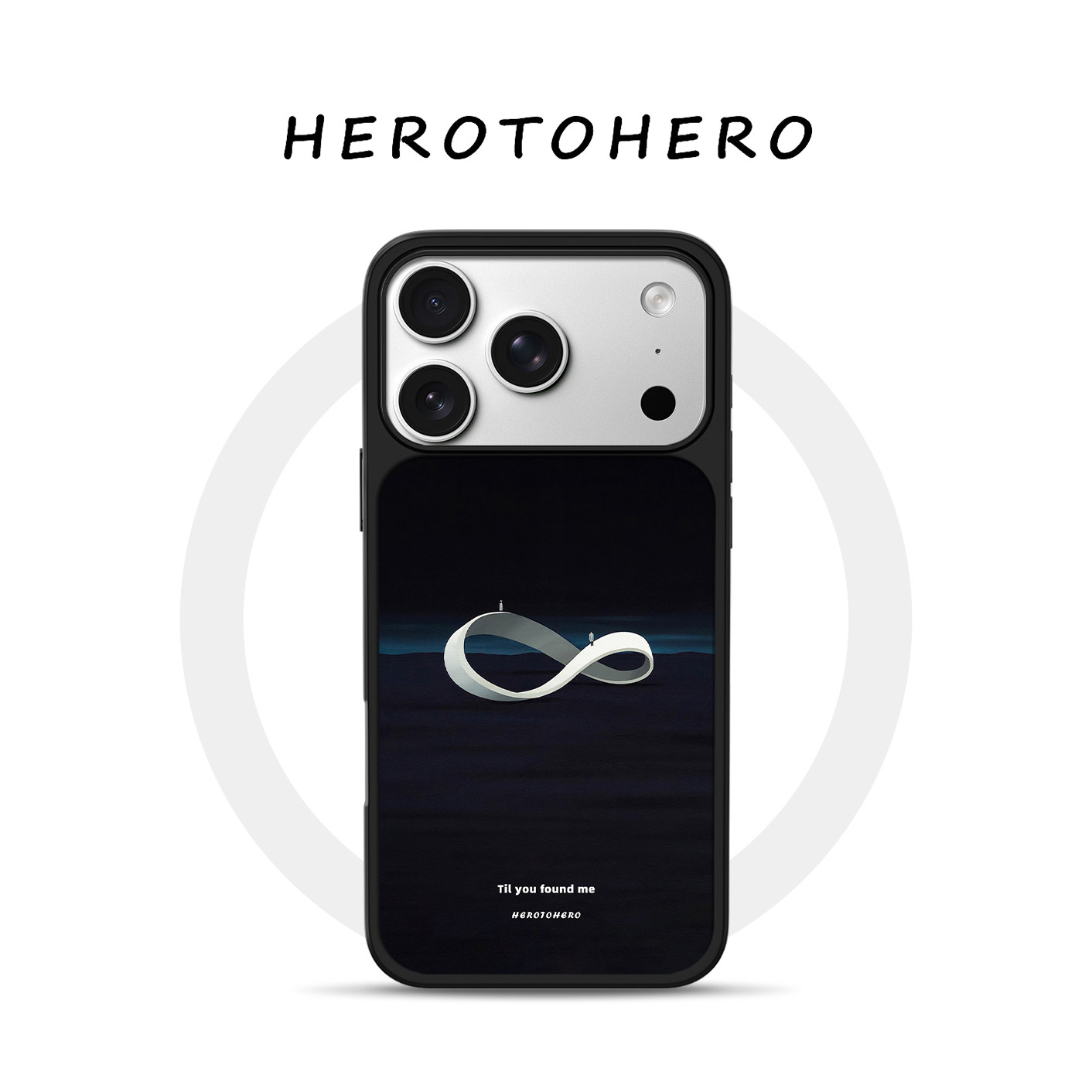 莫比乌斯的相遇适用苹果华为小米鎏金手机壳18promax磁吸iPhone17新款16高级感小众15极简个性14艺术13手机壳