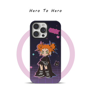 小小叛桃GIGI适用苹果17promax手机壳磁吸iPhone16可爱15搞怪高级感14卡通13华为vivo小米15手机壳硬全包好看