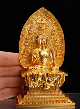 纯银镀金药师如来佛厂家直销足银药师佛家居摆件可定纯金可定大小