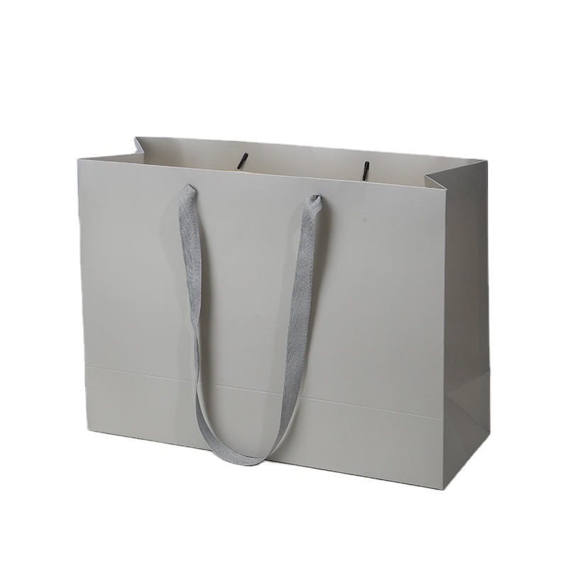 手提袋纸袋定制礼品袋包装纸袋灰色纸袋彩色工艺纸袋带手柄包装袋