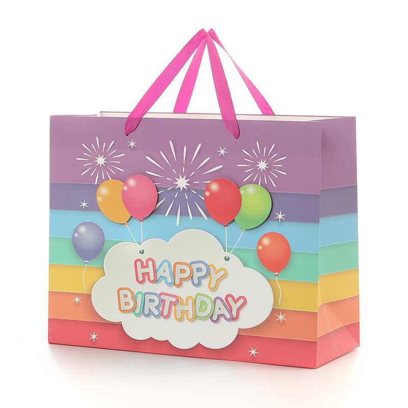 手提袋纸袋定制礼品袋奢华印刷纸购物礼品袋奢华生日礼包装袋