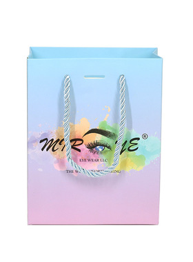 手提袋纸袋定制Colorful Bag Custom Logo Printed Luxury Elegan