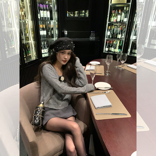 YUMOMOSTAR羊驼毛新年开衫/裙裤