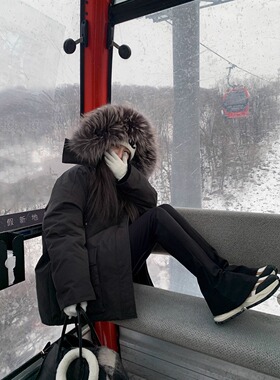 北极圈派克羽绒 Yama Style城市户外漫游氛围 大貉子毛领御寒外套