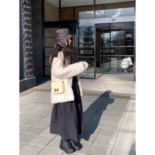 Serendipity周末心情套组 山系氛围感穿搭 工装连衣裙/毛绒外套