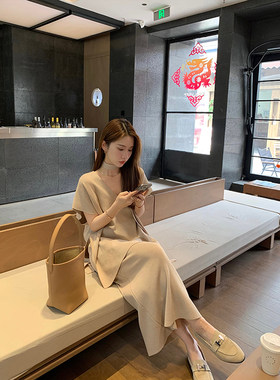 YUMOMOSTAR亚麻针织纸片人套装