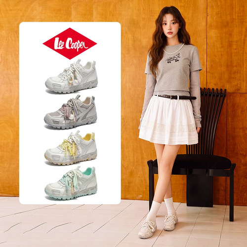 LeeCooper官方正品网面德训鞋女
