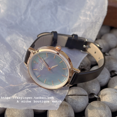 sky北欧复古学生女款手表考试用