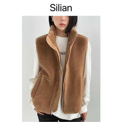 Silian｜巨保暖｜羊剪绒｜超轻｜休闲两穿｜羊毛泰迪马甲