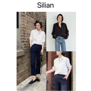 奢美质感VALENTIN*｜厚实紧密强捻真丝双绉｜经典双口袋真丝衬衫