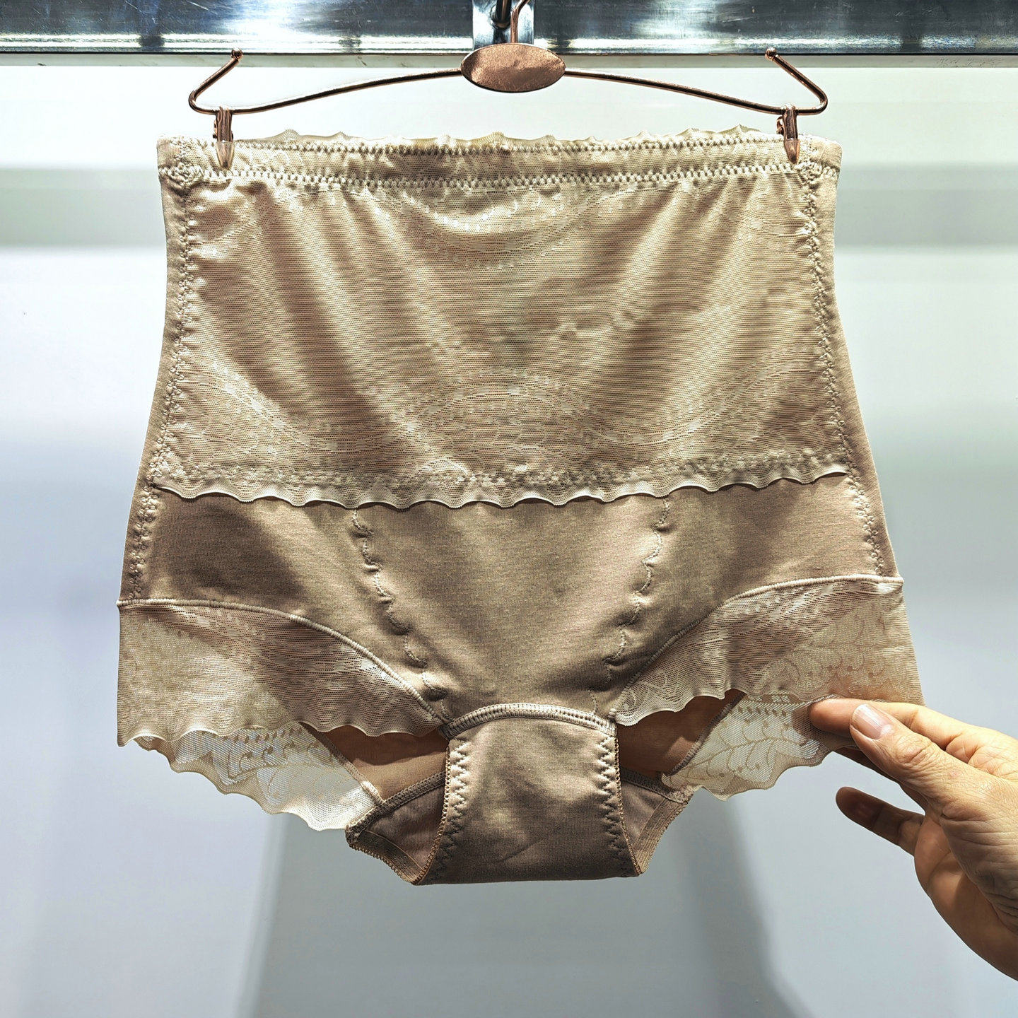 戴莉丝8243中高腰收腹提臀女士蕾丝产后塑身透气莫代尔棉无痕内裤,女士内衣/男士内衣/家居服,平角裤,淘宝优惠券,粉丝福利购,淘宝优惠卷