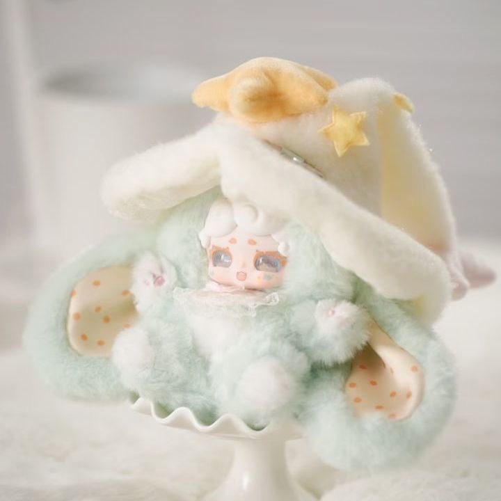 正版晚安小兔魔女来信绒
