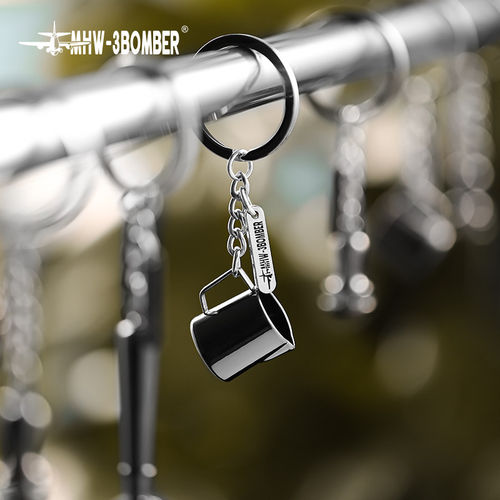 轰炸机MHW咖啡钥匙扣闪击粉锤