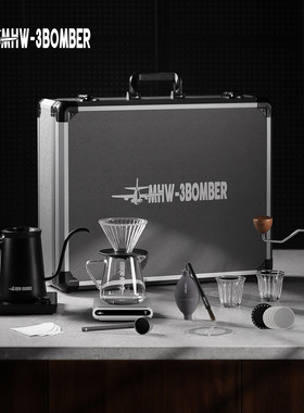 轰炸机B3战术箱便携手冲礼盒套装咖啡专业手摇磨豆机户外旅行送礼