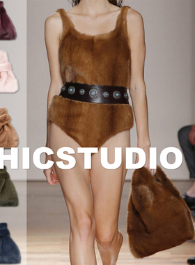 【清仓秒发】欧美时尚皮草毛毛手提包单肩斜挎马甲兔毛包ins同款