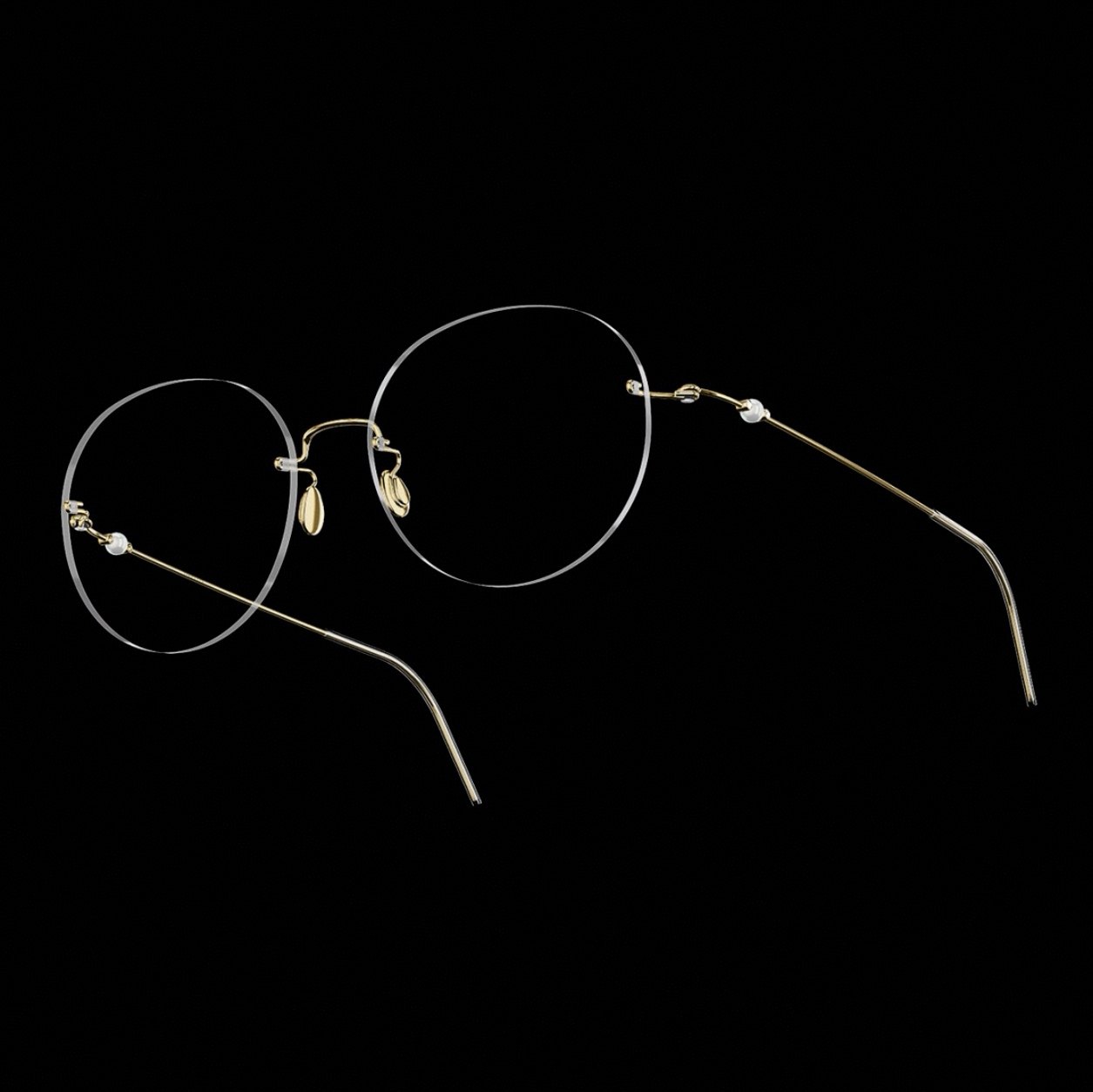 LINDBERG林德伯格Maris超轻无框近视眼镜框架限量版k金系列