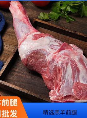 羊前腿新鲜冷冻羔羊前腿 内蒙烤羊腿带骨羊腿碳烤羊腿 生羊腿批发