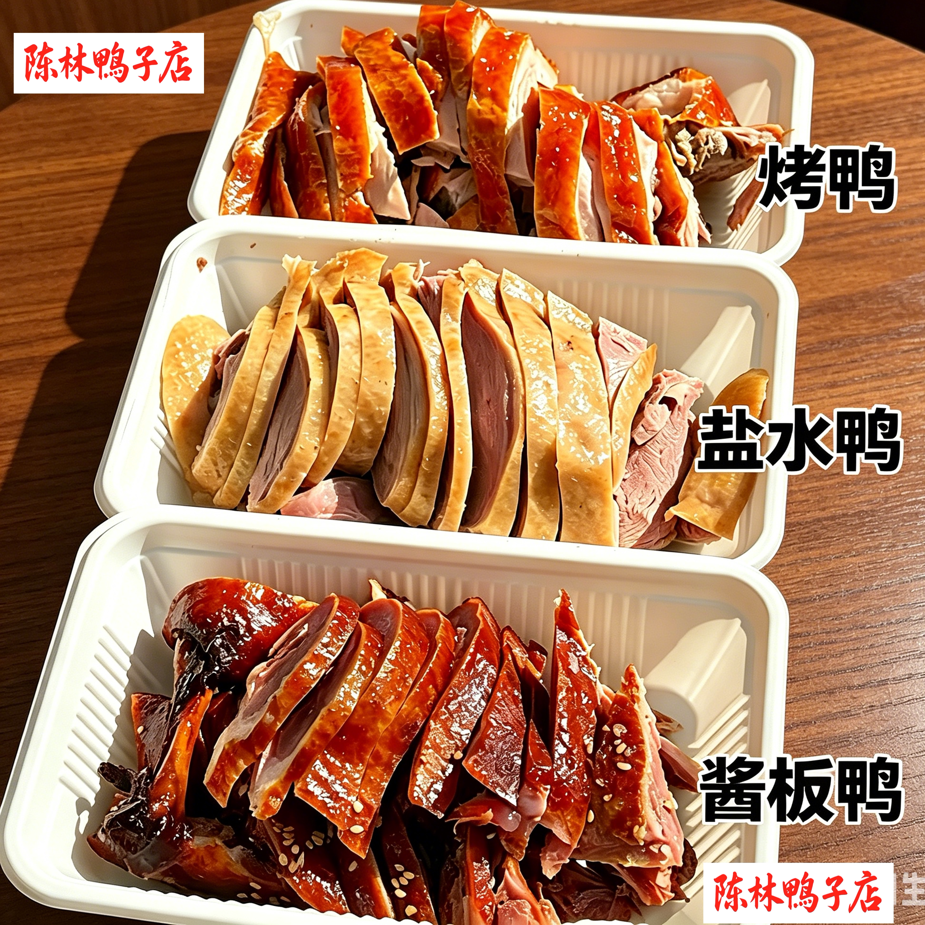 南京陈林鸭子【烤鸭盐水鸭酱板鸭鸭肉零食