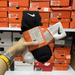 正品nike耐克袜子男秋冬毛巾底女中筒配鲨鱼裤短袜潮流运动篮球袜