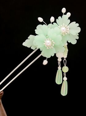簪子金属/木质古风步摇仙气发饰