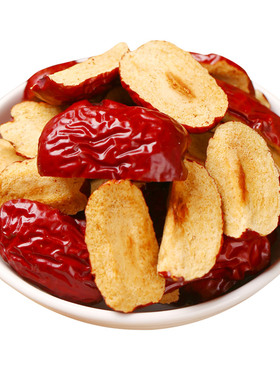 新疆若羌去核枣条红枣片 无核红枣干软500克切片红枣肉阿胶糕辅料