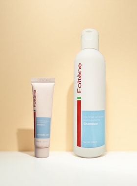 自营 丰添Foltene控油蓬松洗发水236ml/20ml 柔顺亮泽改善细软