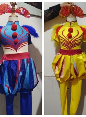 第十二届小荷风采少儿舞蹈展演奇狮妙想元旦醒狮儿童演出服VR道具