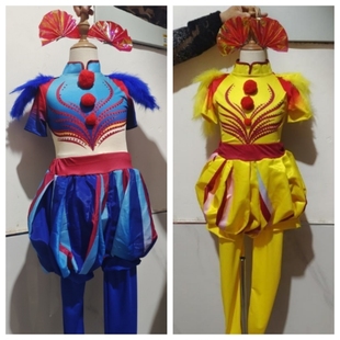 第十二届小荷风采少儿舞蹈展演奇狮妙想元 旦醒狮儿童演出服VR道具