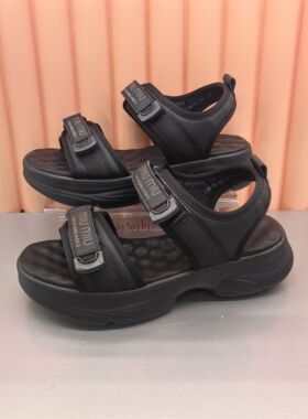 香香莉女鞋30175新款时尚百搭厚底凉鞋女魔术贴休闲鞋女鞋