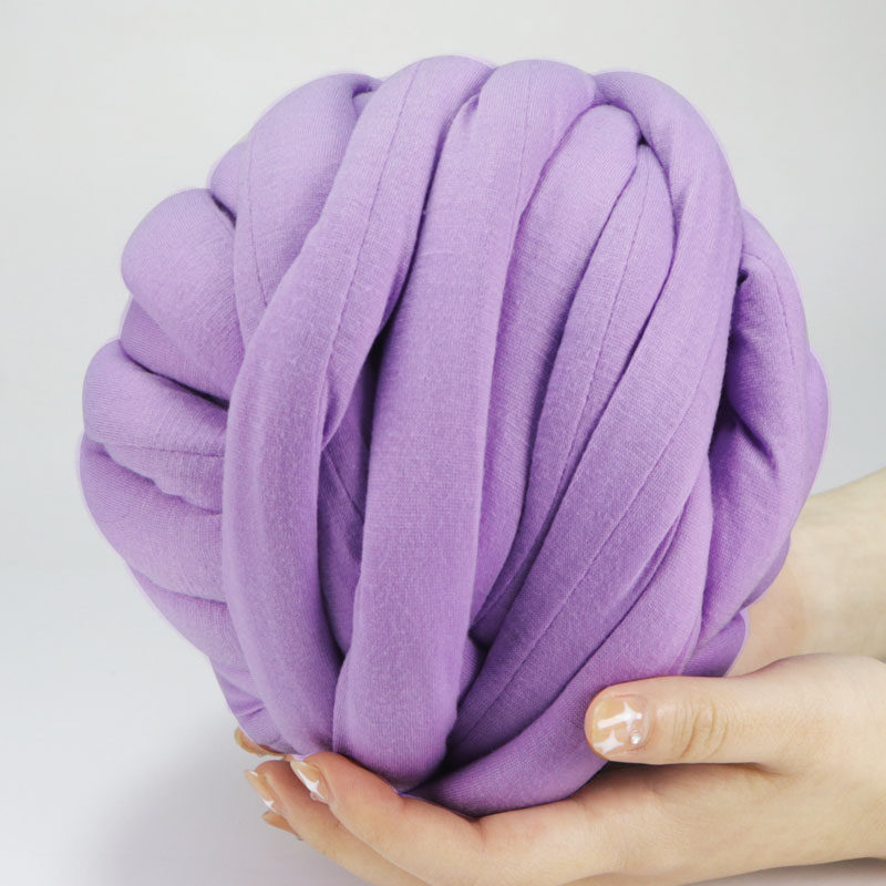 超粗毛线灌心棉手工编织婴儿床位地毯diy猫窝冰岛毛布条团棉抱枕