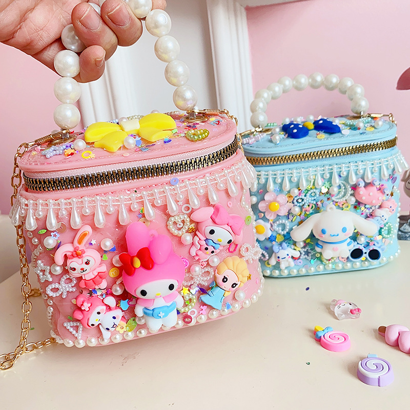 儿童diy手工制作水桶包奶油胶