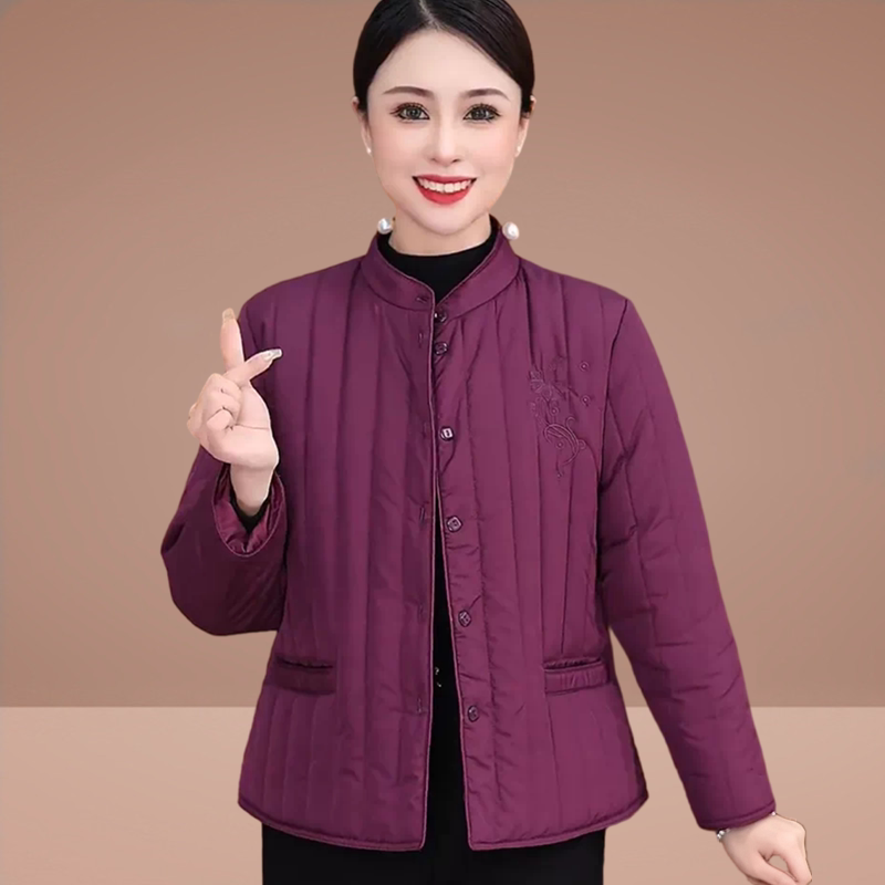 中老年轻薄内胆妈妈冬装保暖棉袄