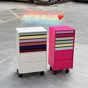 Sweden瑞典 全实木烤漆Montana滑轮文件柜可移动首饰收纳储物柜子