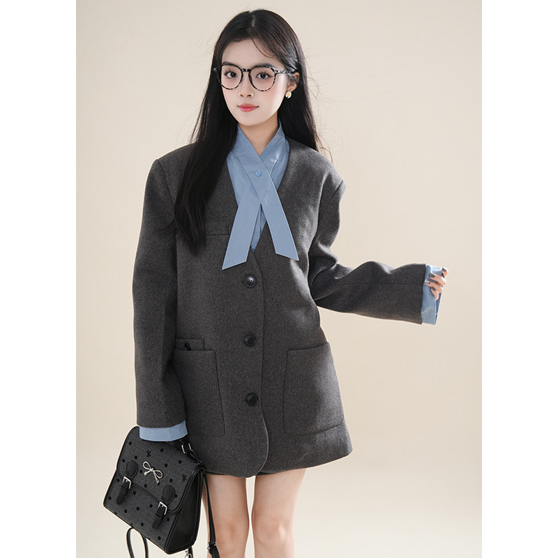 轻奢风气质名媛感假两件时髦外套百搭显瘦半身裙女秋冬季高级套装,女装/女士精品,时尚套装,淘宝优惠券,粉丝福利购,淘宝优惠卷