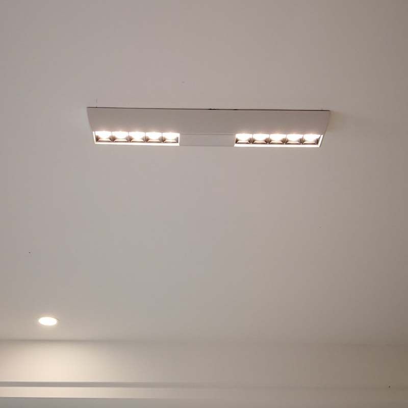 led明装射灯客厅餐厅玄关过道防眩无主灯家用筒灯条形简约吸顶灯
